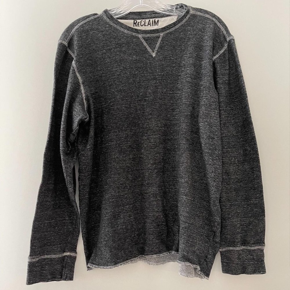 RECLAIM 100% Cotton Pull Over Sz L